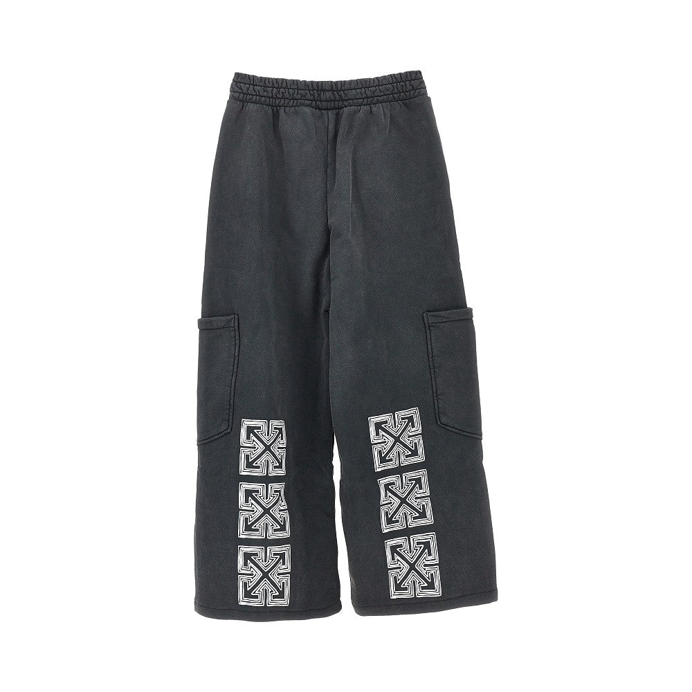 Off-White 'Arrow Monogram' cargo sweatpants