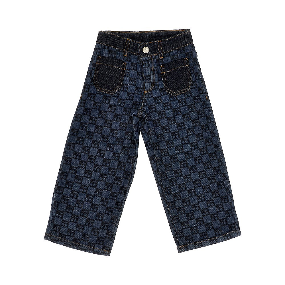 Bonpoint 'Minalie' wide leg jeans