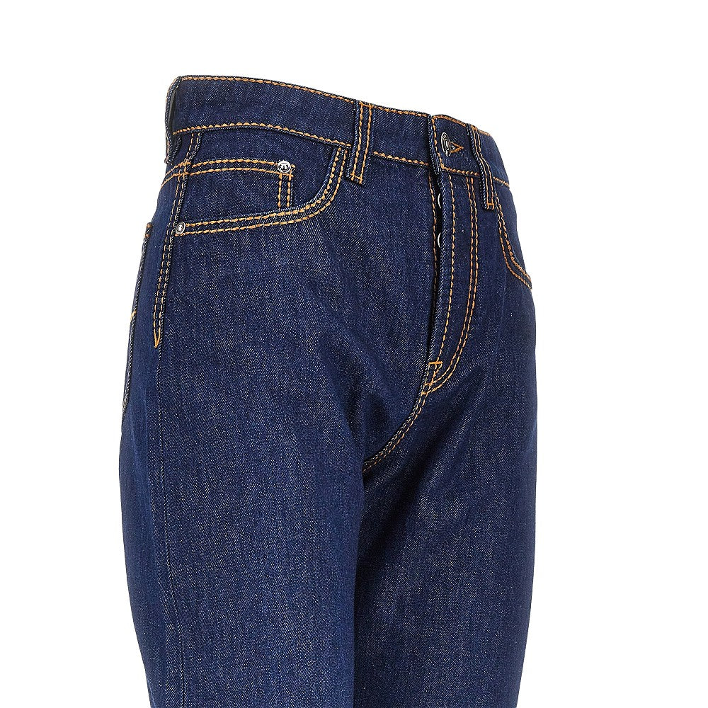 Versace Cotton denim jeans with Medusa detail