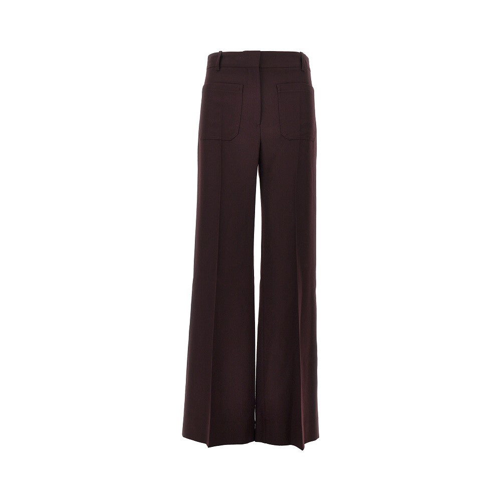 Victoria Beckham 'Alina' wool flannel pants