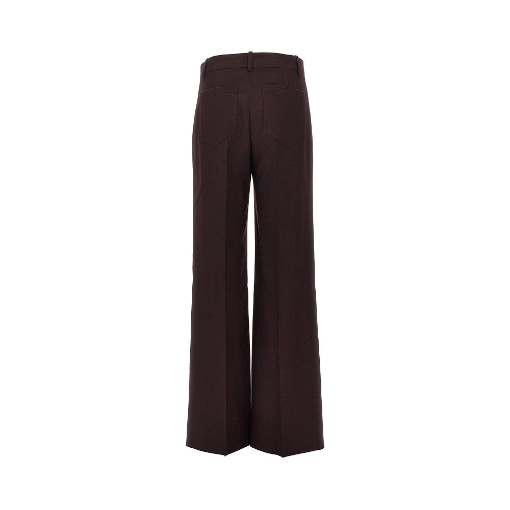 Victoria Beckham 'Alina' wool flannel pants