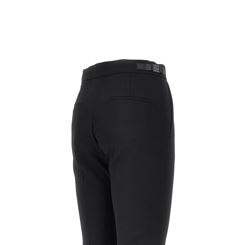 Max Mara Stretch wool canvas cropped pants