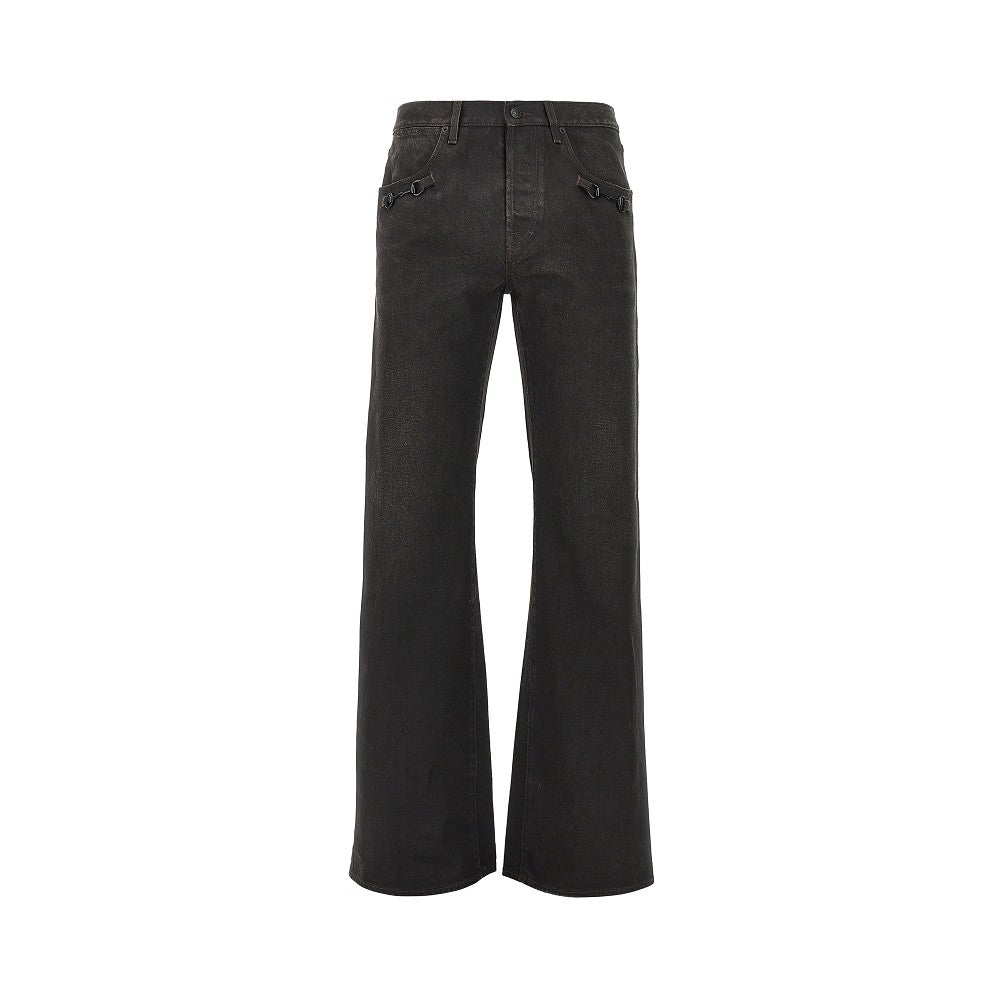 Gucci Flared jeans with Horsebit details