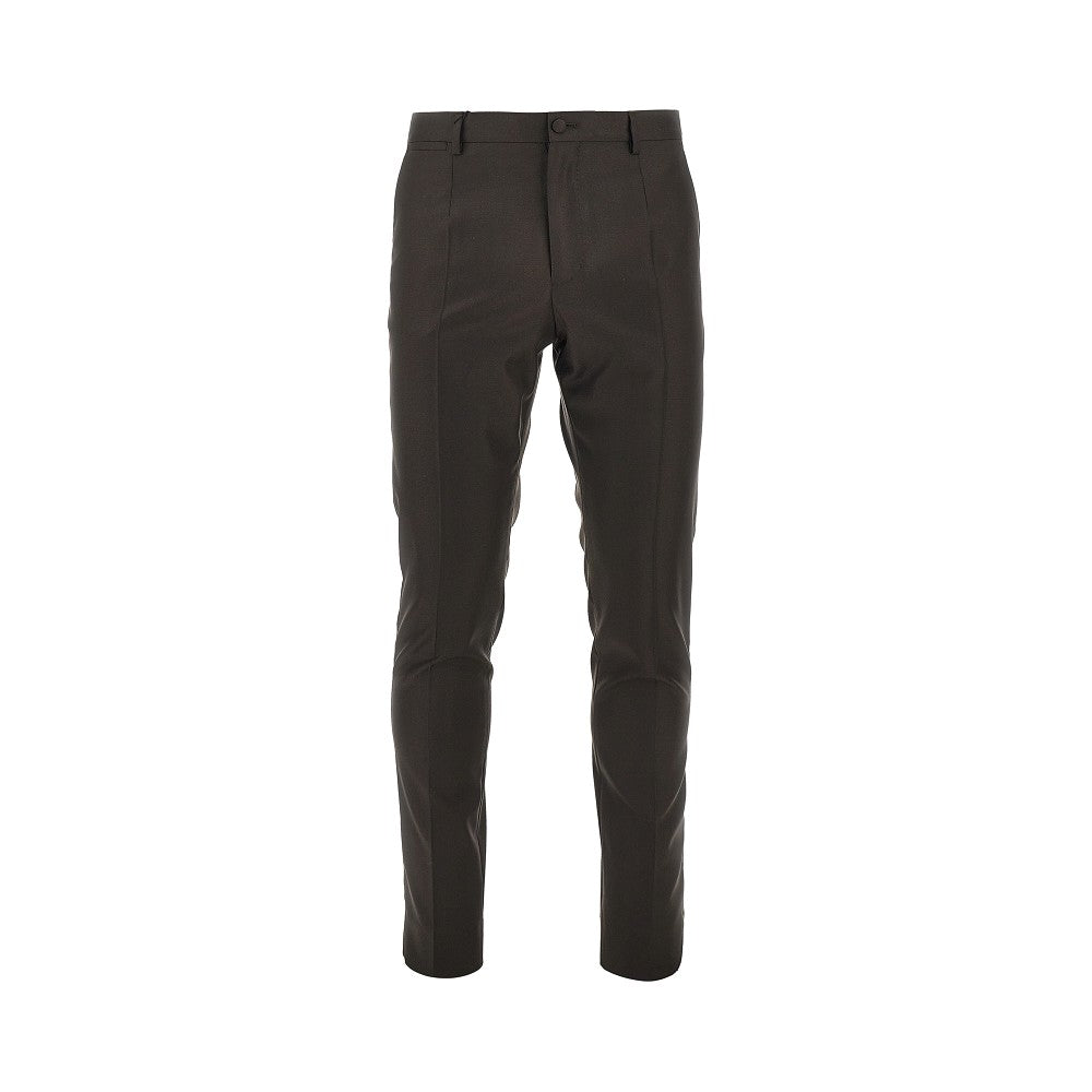 Dolce & Gabbana Virgin wool twill tailored pants