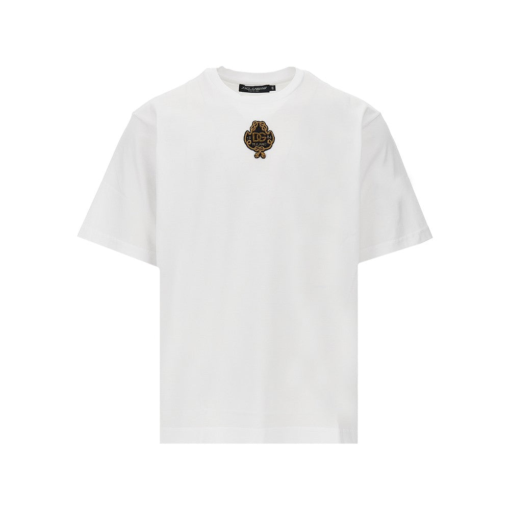 Dolce & Gabbana Embroidered patch Boxy T-shirt