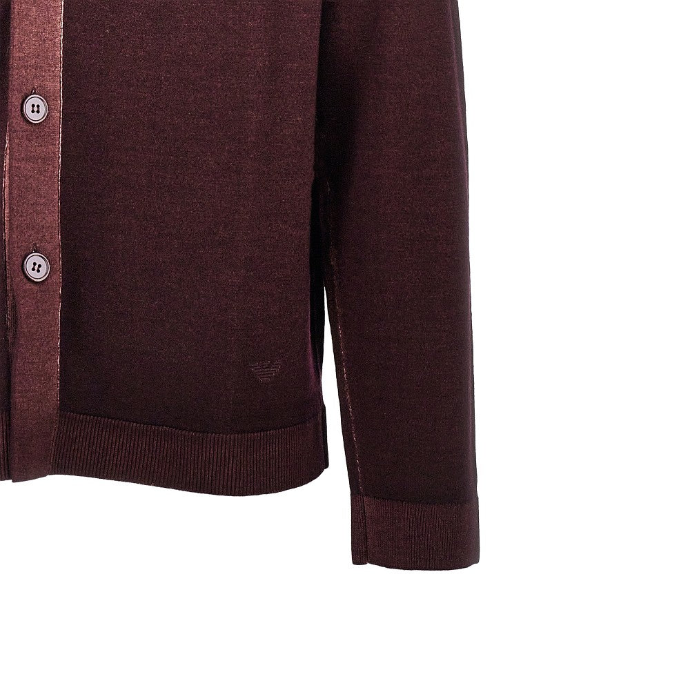 Emporio Armani Virgin wool knitting cardigan