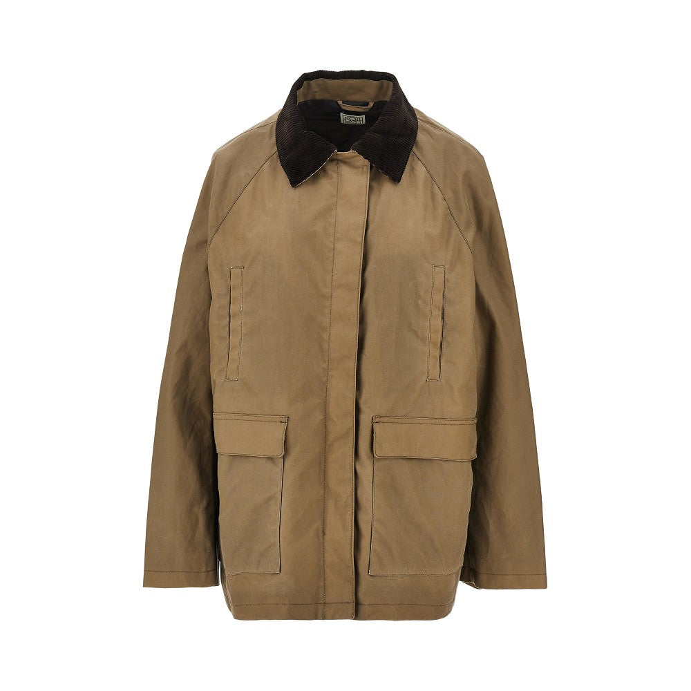 Toteme Waxed cotton country jacket
