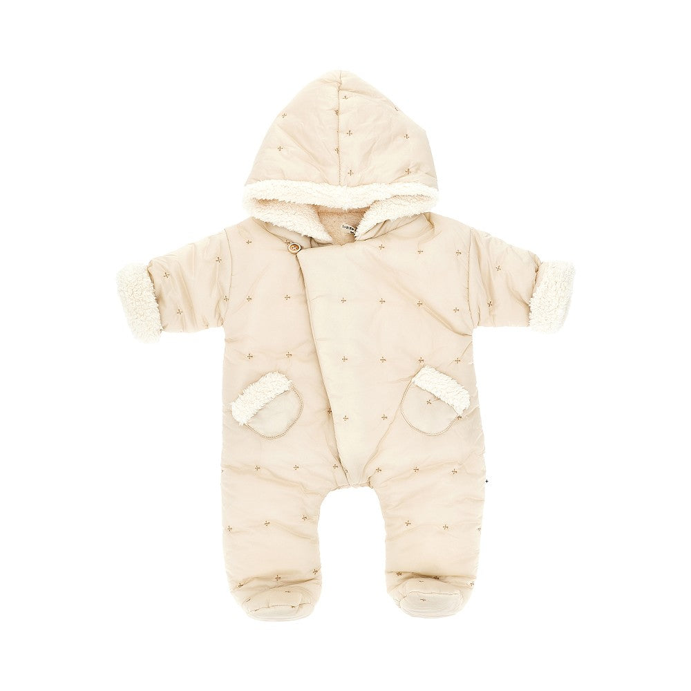 1 + in the Family Padded romper suit with Teddy lining