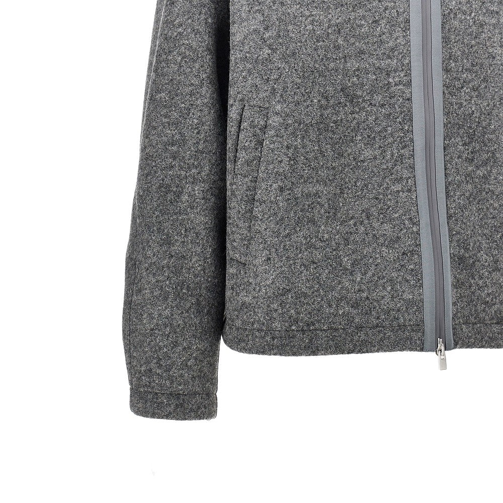Laminar Wool-blend cloth blouson jacket