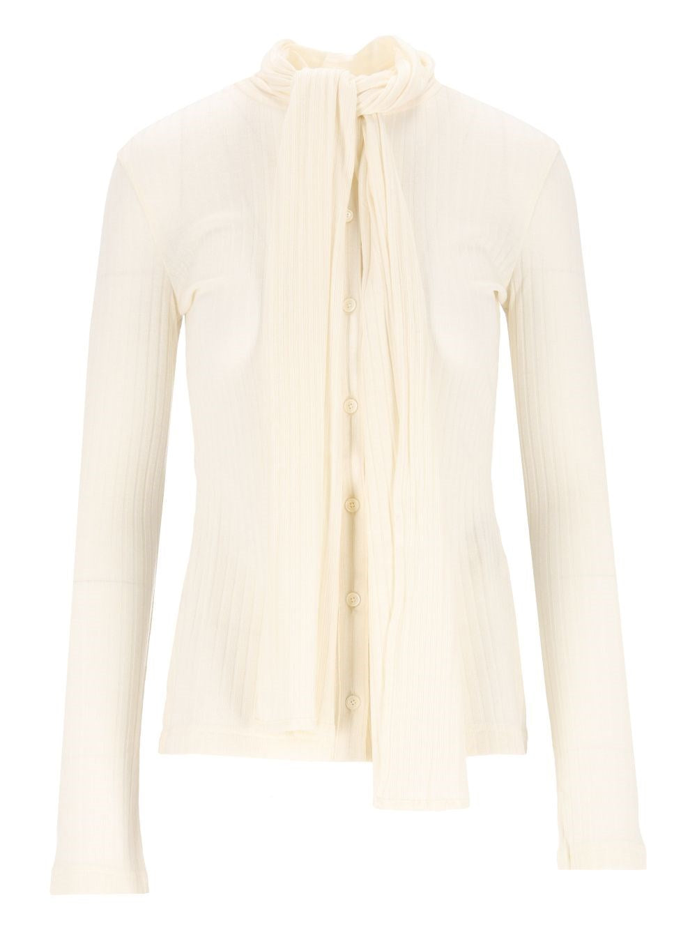 Toteme Sweater With Scarf - White