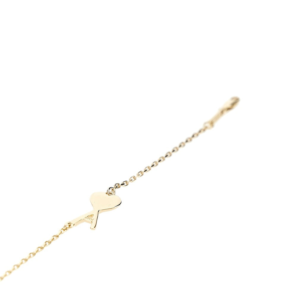 Ami Paris Brass hammered Ami de Coeur bracelet
