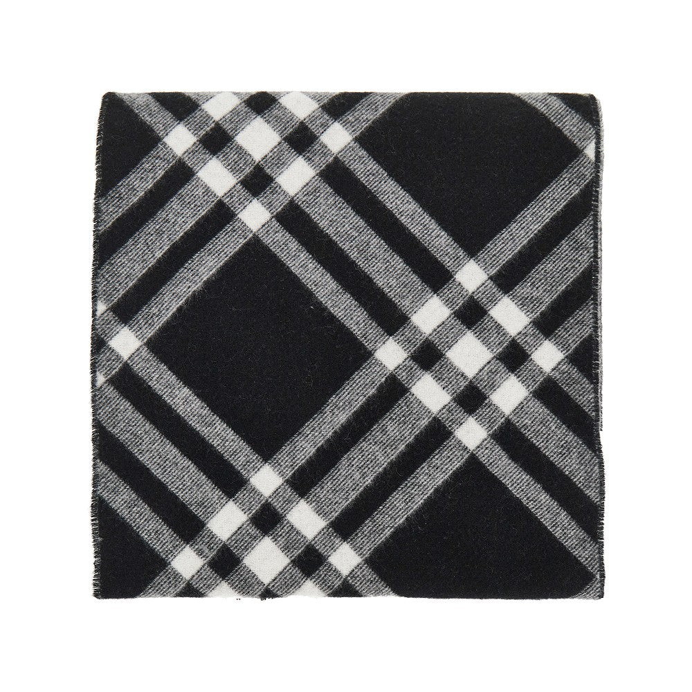 Burberry Check cashmere scarf