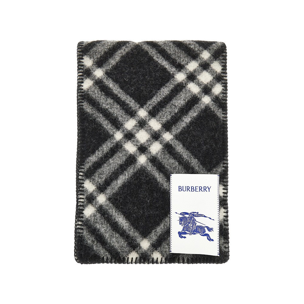 Burberry Check wool scarf
