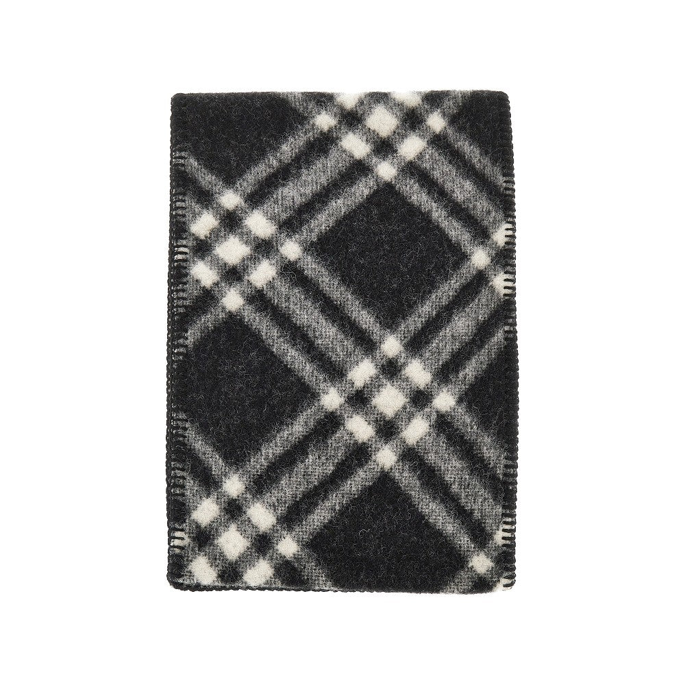 Burberry Check wool scarf