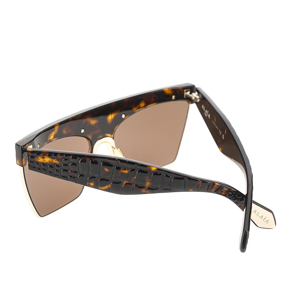 Alaïa Croco-effect sunglasses
