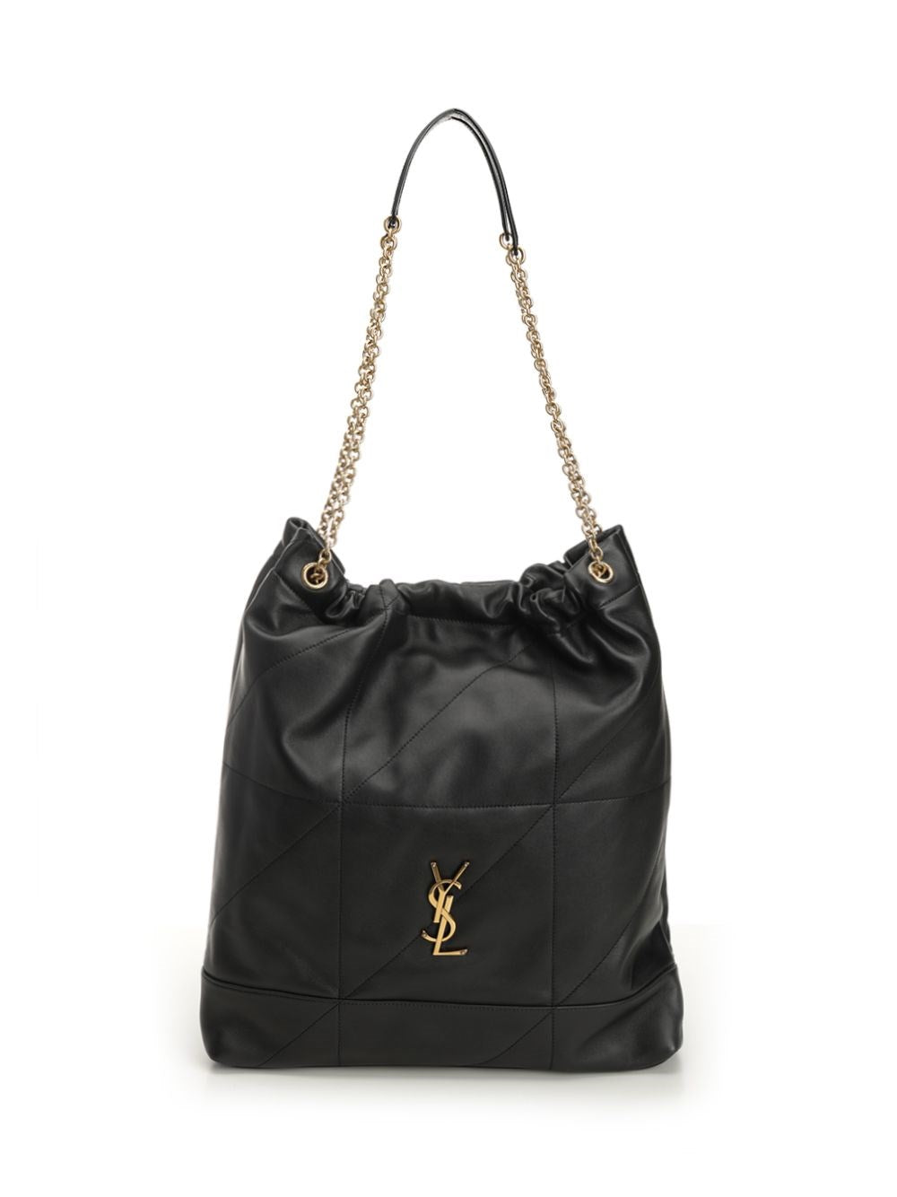Saint Laurent Large "Pochon Jamie" Bag - Black