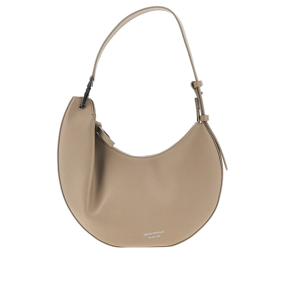 Emporio Armani 'Emporio Armani 1981' grain leather hobo bag