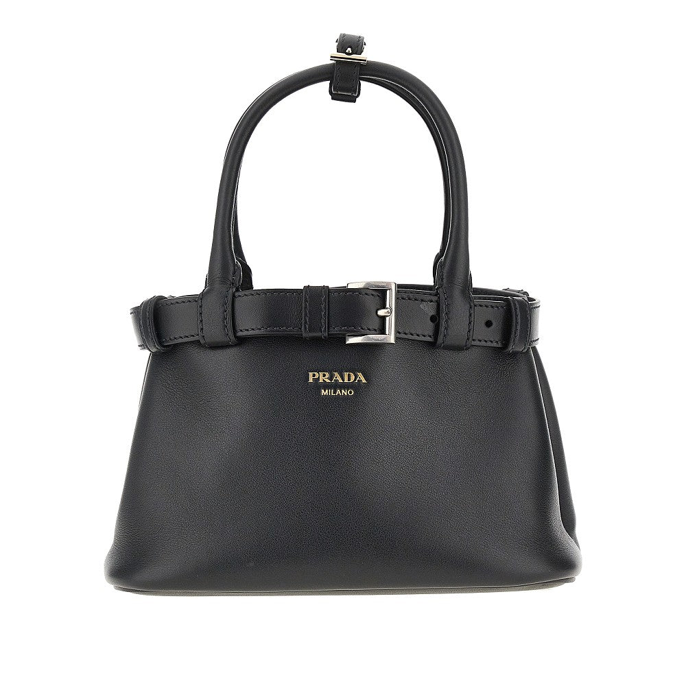 Prada Leather small 'Prada Buckle' bag