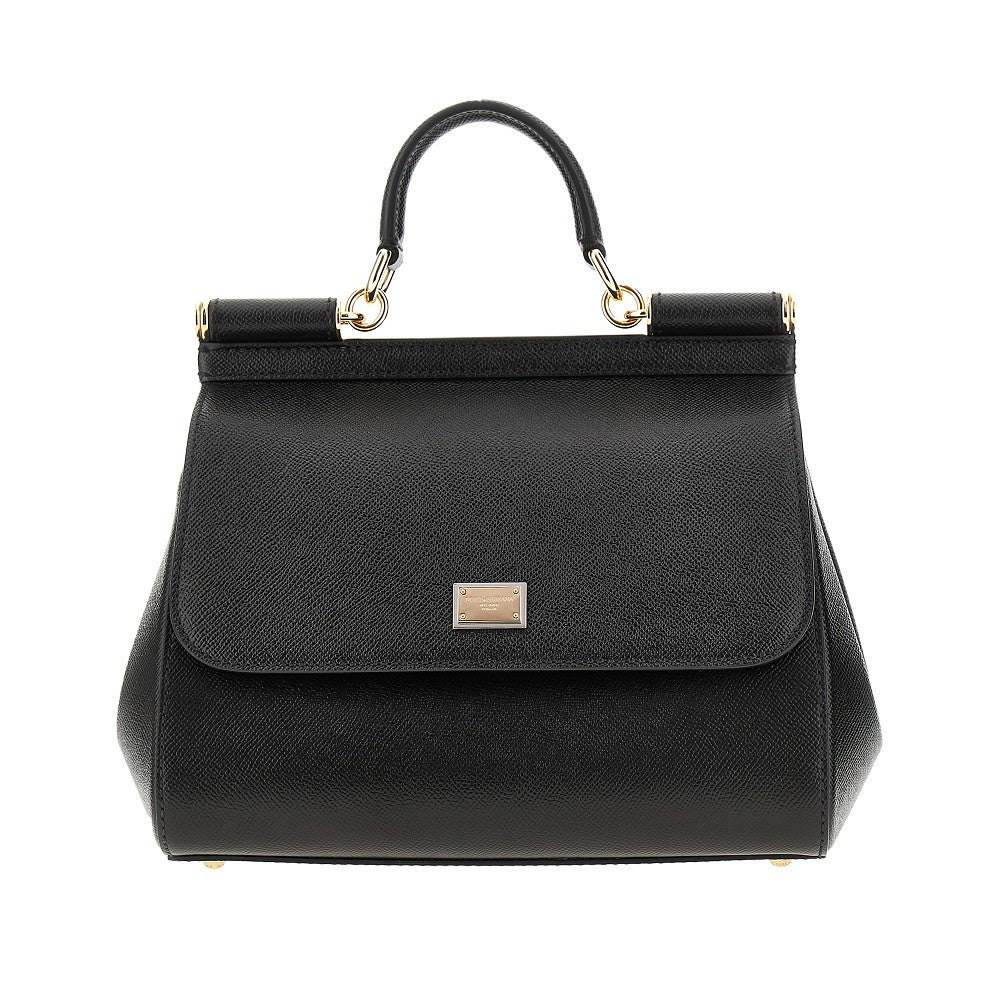 Dolce & Gabbana Dauphine leather large 'Sicily' bag