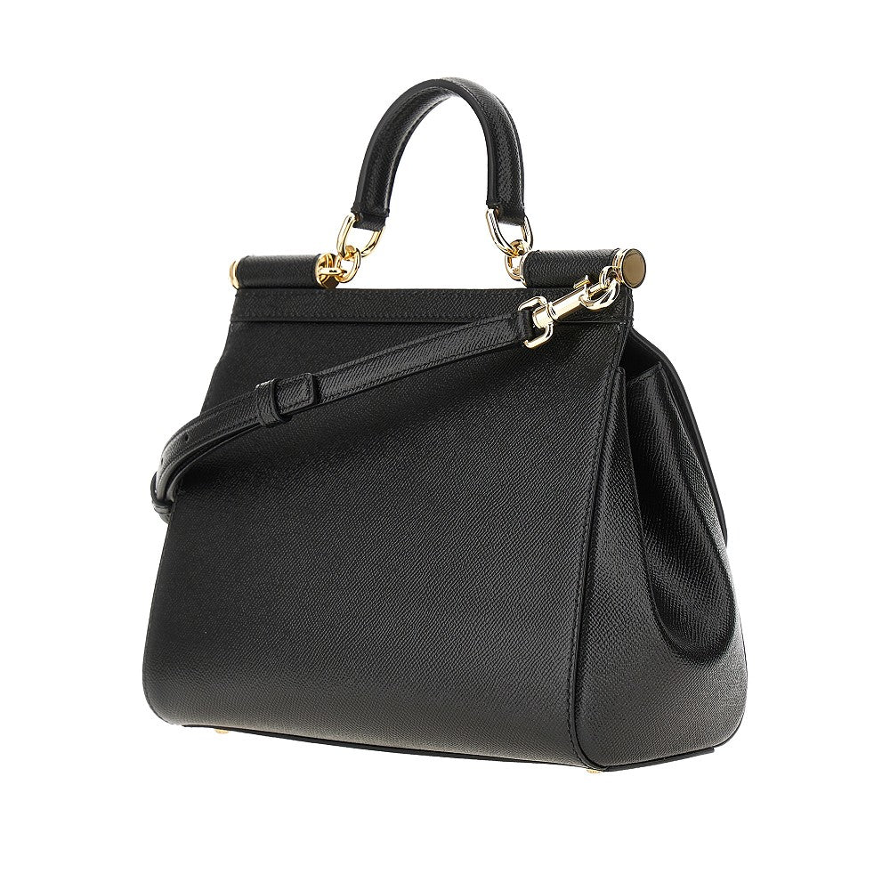 Dolce & Gabbana Dauphine leather large 'Sicily' bag