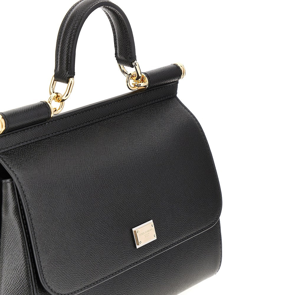 Dolce & Gabbana Dauphine leather large 'Sicily' bag