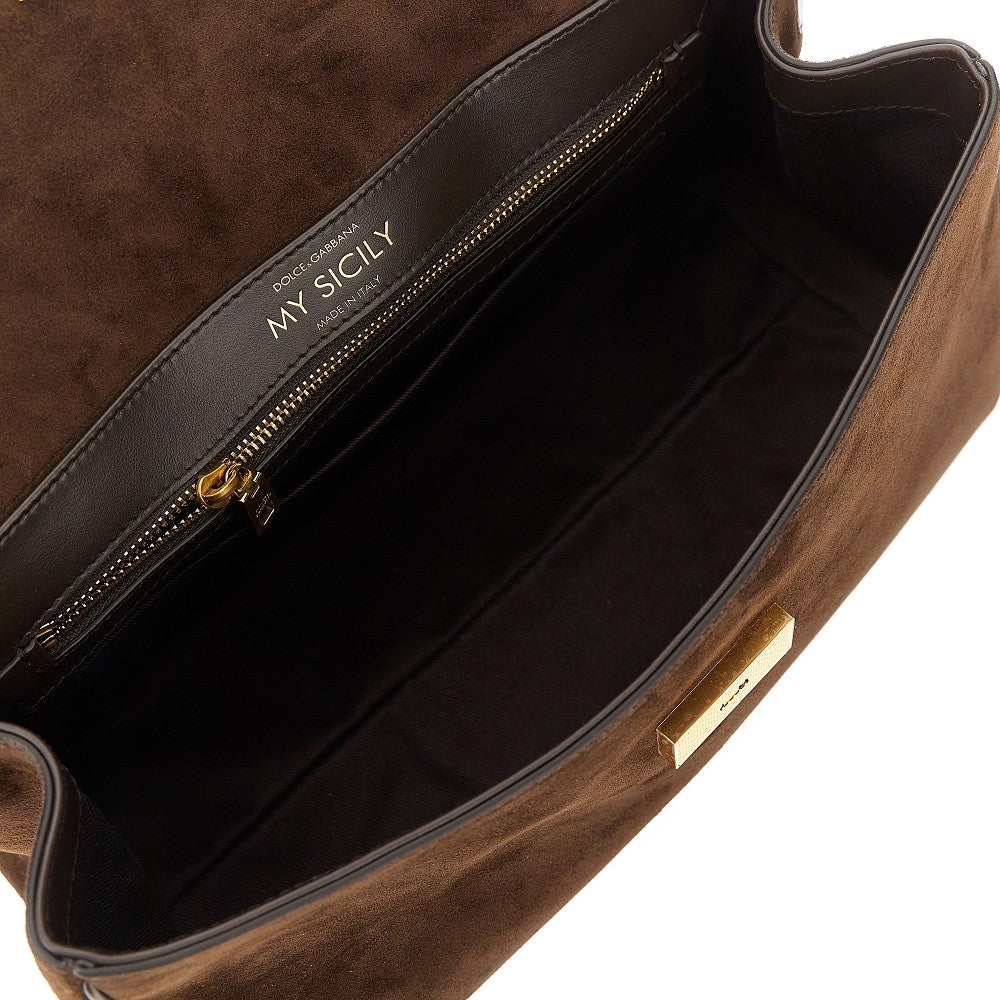 Dolce & Gabbana Suede leather 'My Sicily' handbag