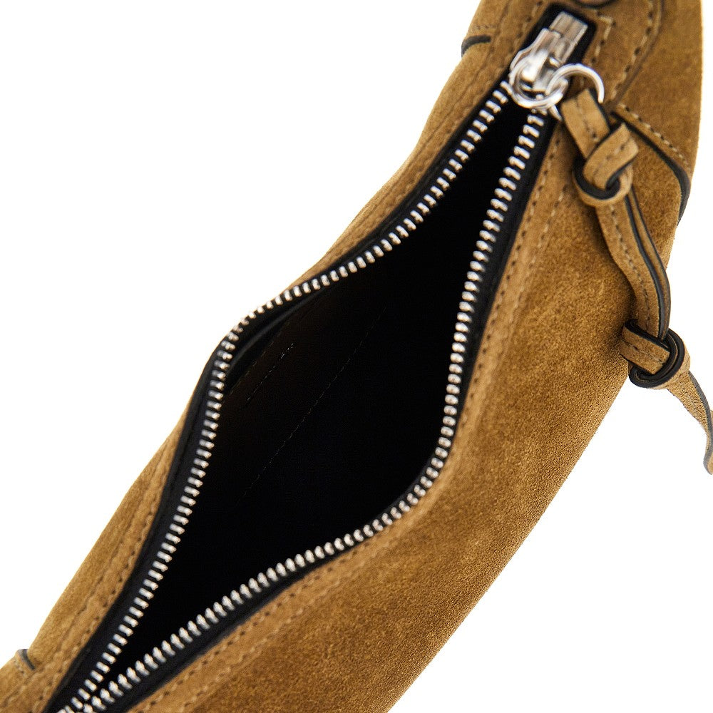 Isabel Marant Suede leather Oskan Moon bag