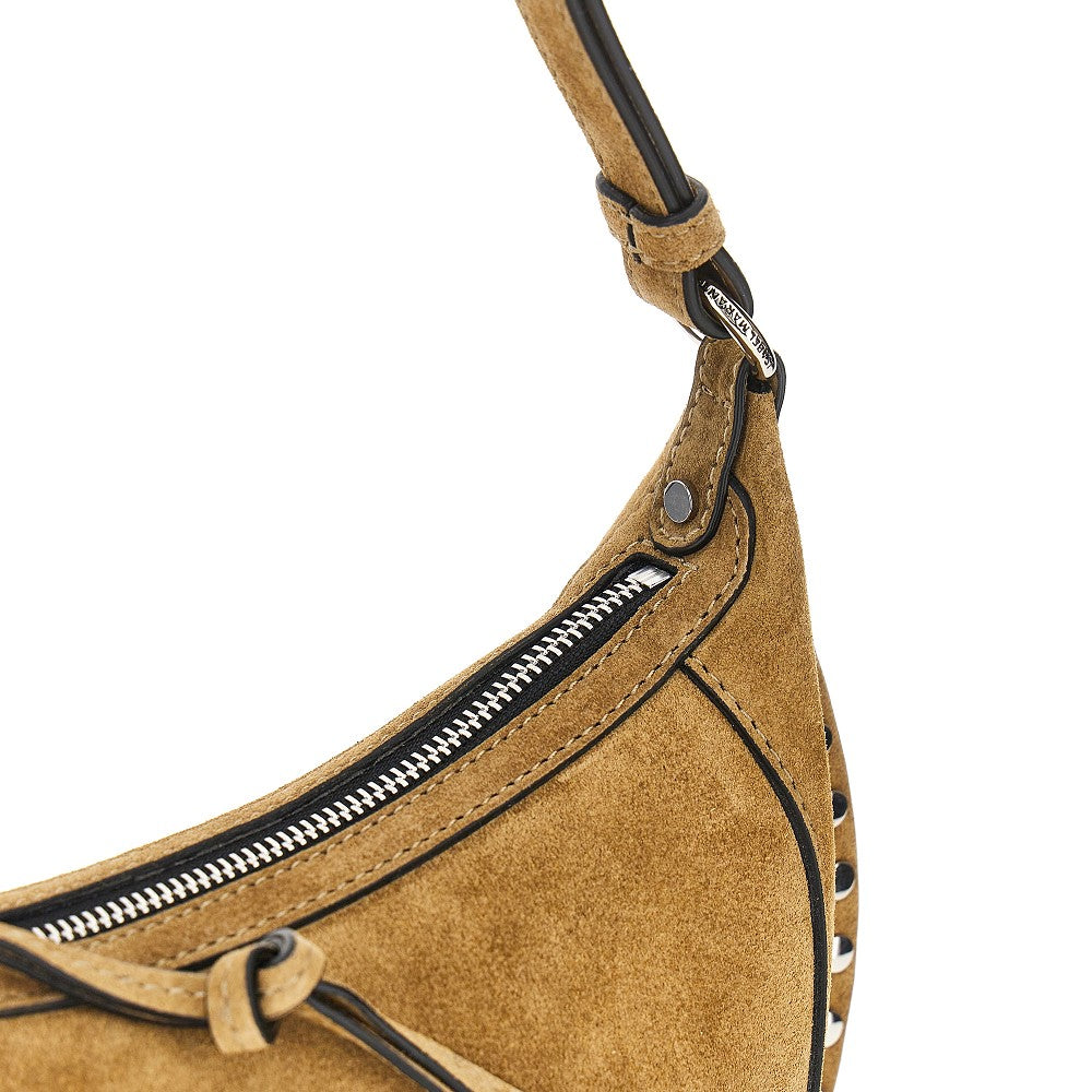 Isabel Marant Suede leather Oskan Moon bag