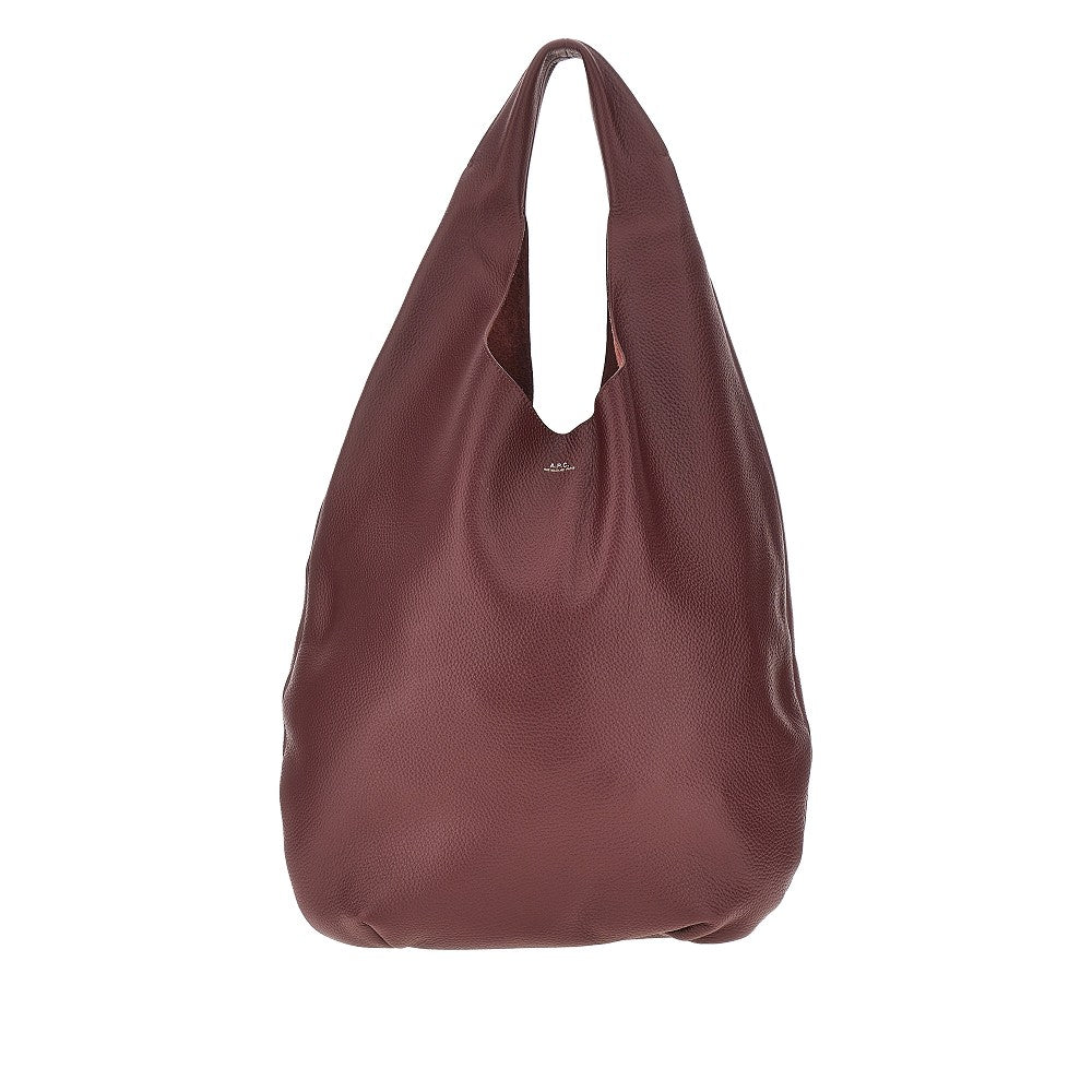 A.P.C. 'Le Neige' grained leather bag