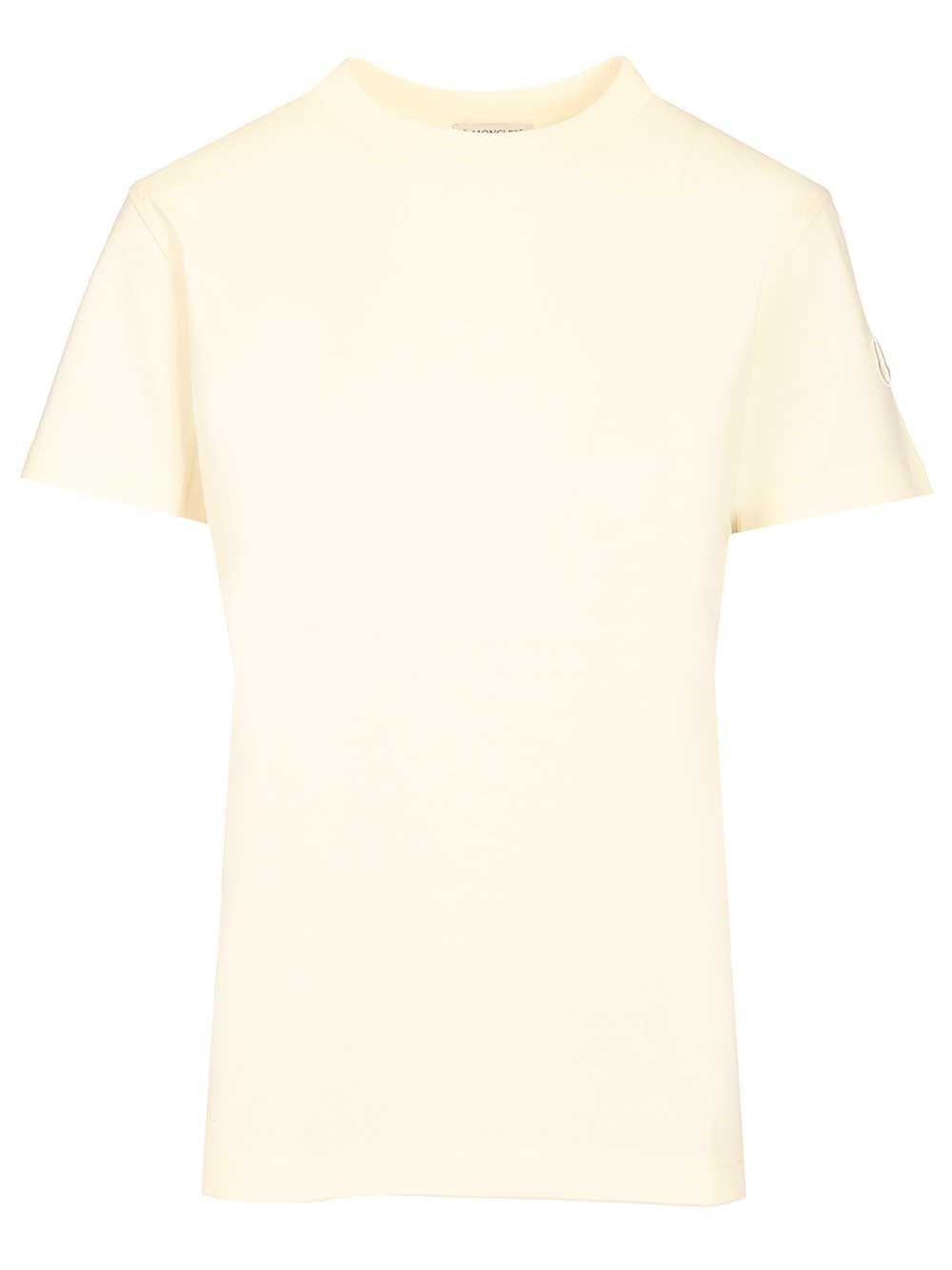 Moncler Cotton T-Shirt - White