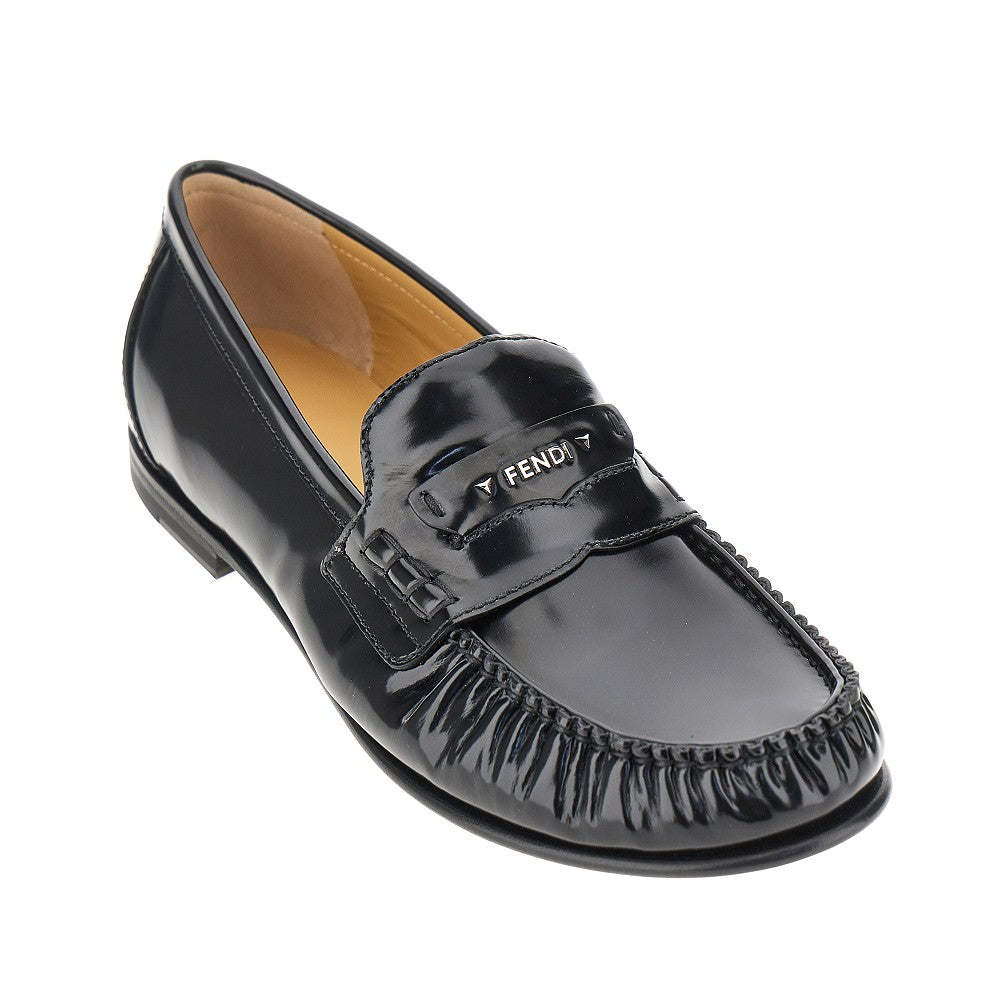 Fendi 'Fendi Scrunch' leather loafers