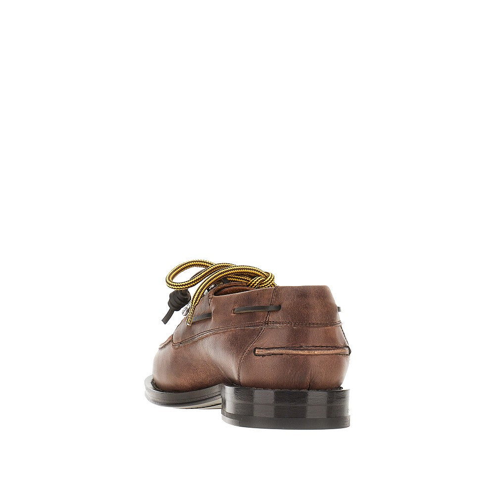 Dsquared2 'D2 Cottage' leather boat shoes