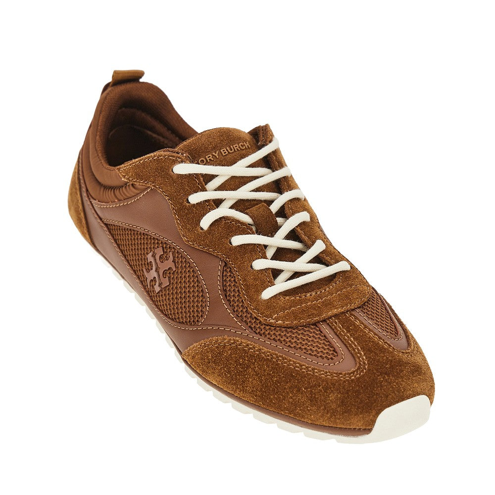 Tory Burch 'Field' mesh and leather sneakers