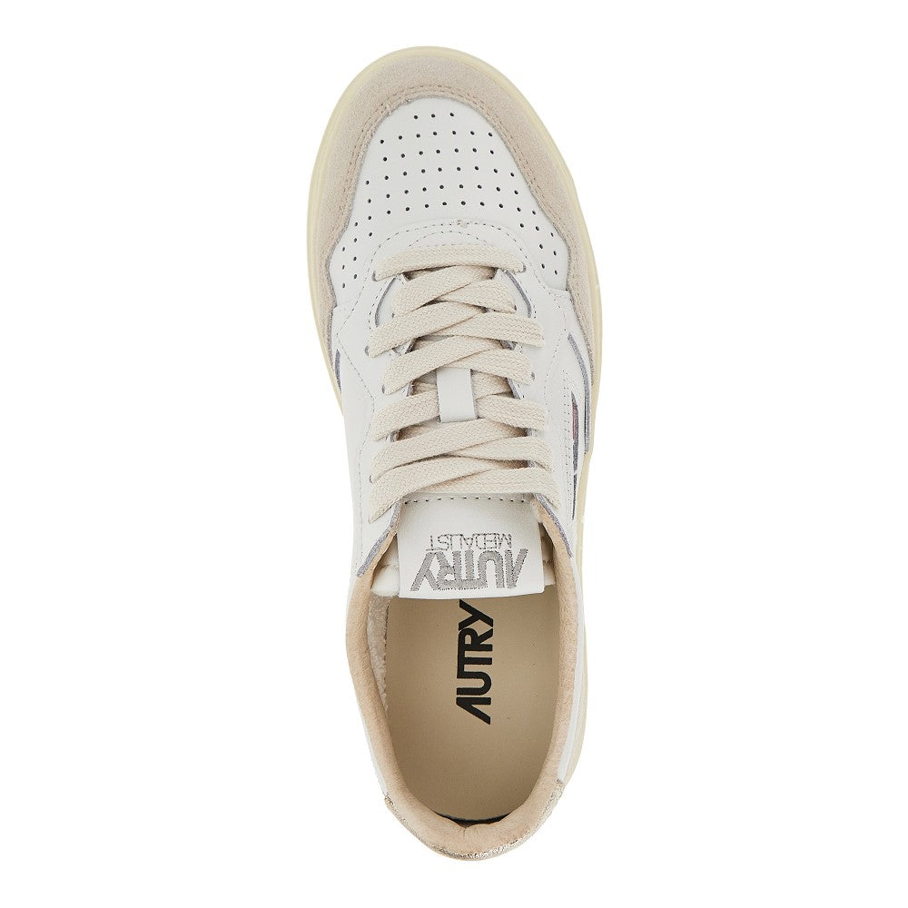 Autry Leather and suede Medalist Low sneakers