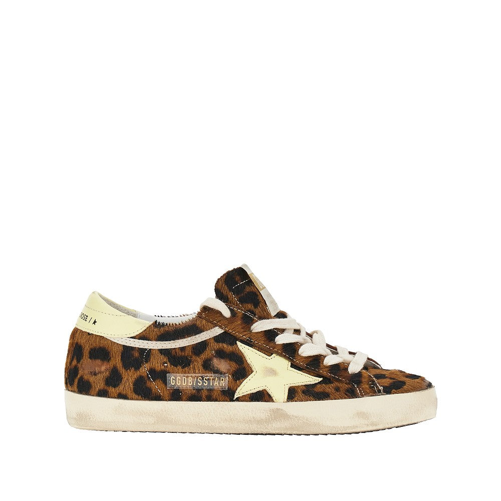 Golden Goose 'Super-Star' hair-calf sneakers