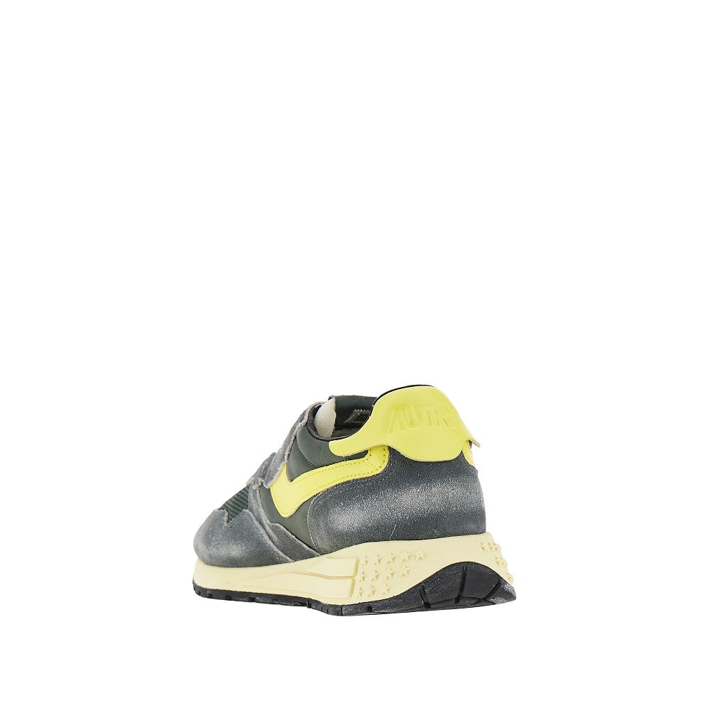 Autry Suede and nylon Reelwind Low Sneakers