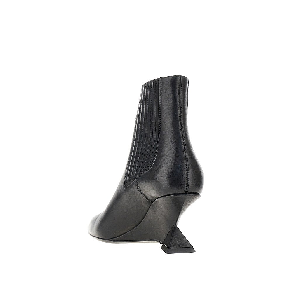 The Attico 'Cheope' leather ankle boots