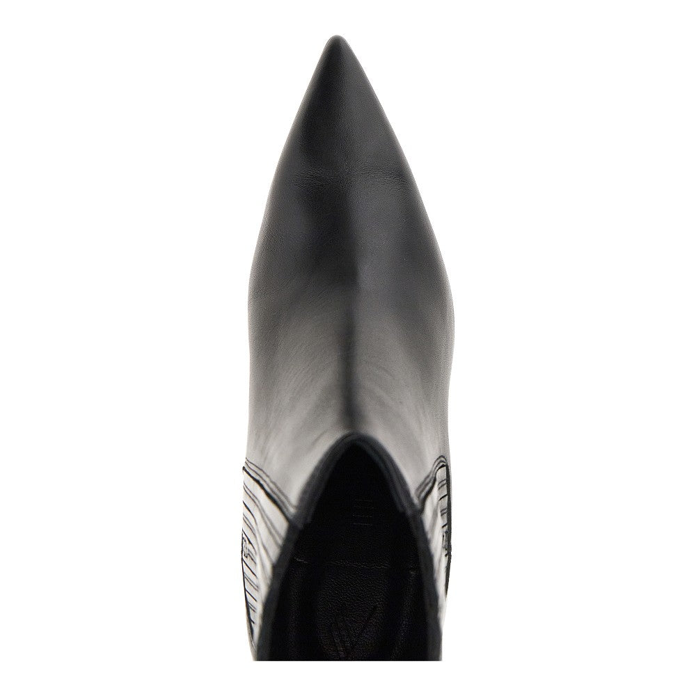 The Attico 'Cheope' leather ankle boots