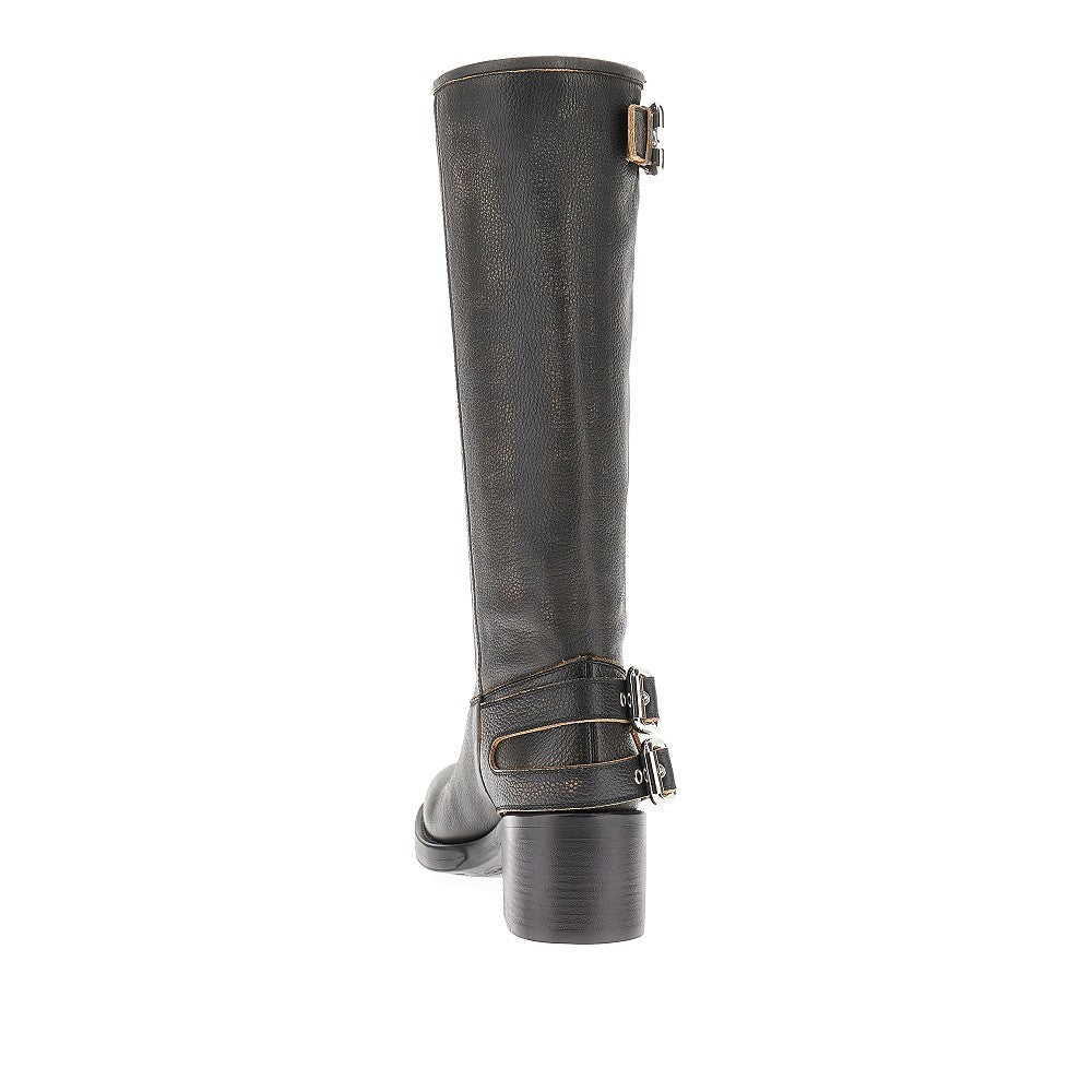 Chloé 'Dakota' grained leather boots