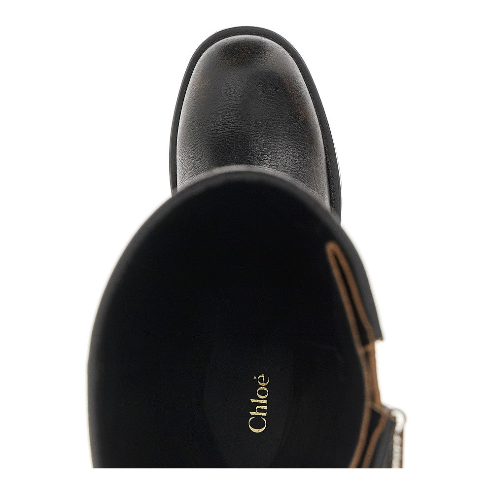 Chloé 'Dakota' grained leather boots