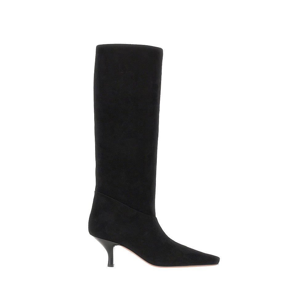 Paris Texas 'Rose' suede leather boots