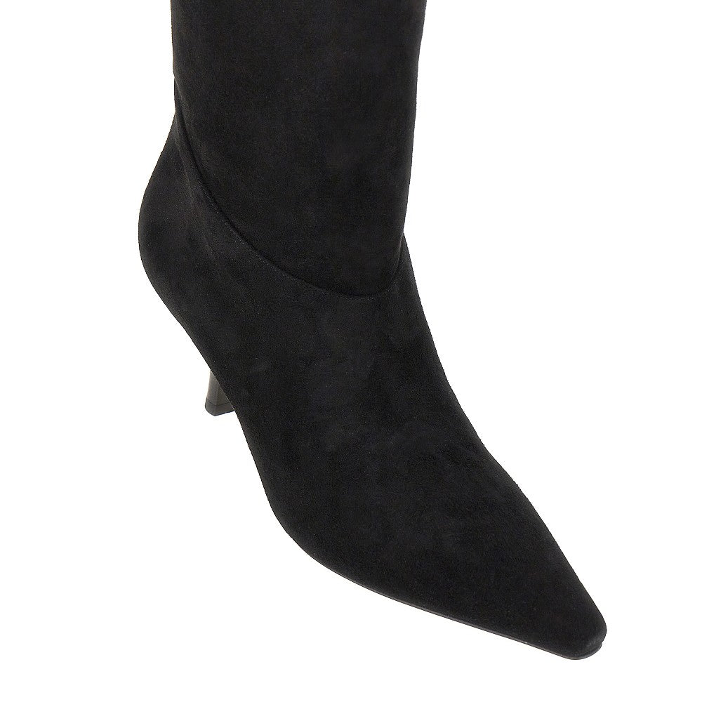 Paris Texas 'Rose' suede leather boots