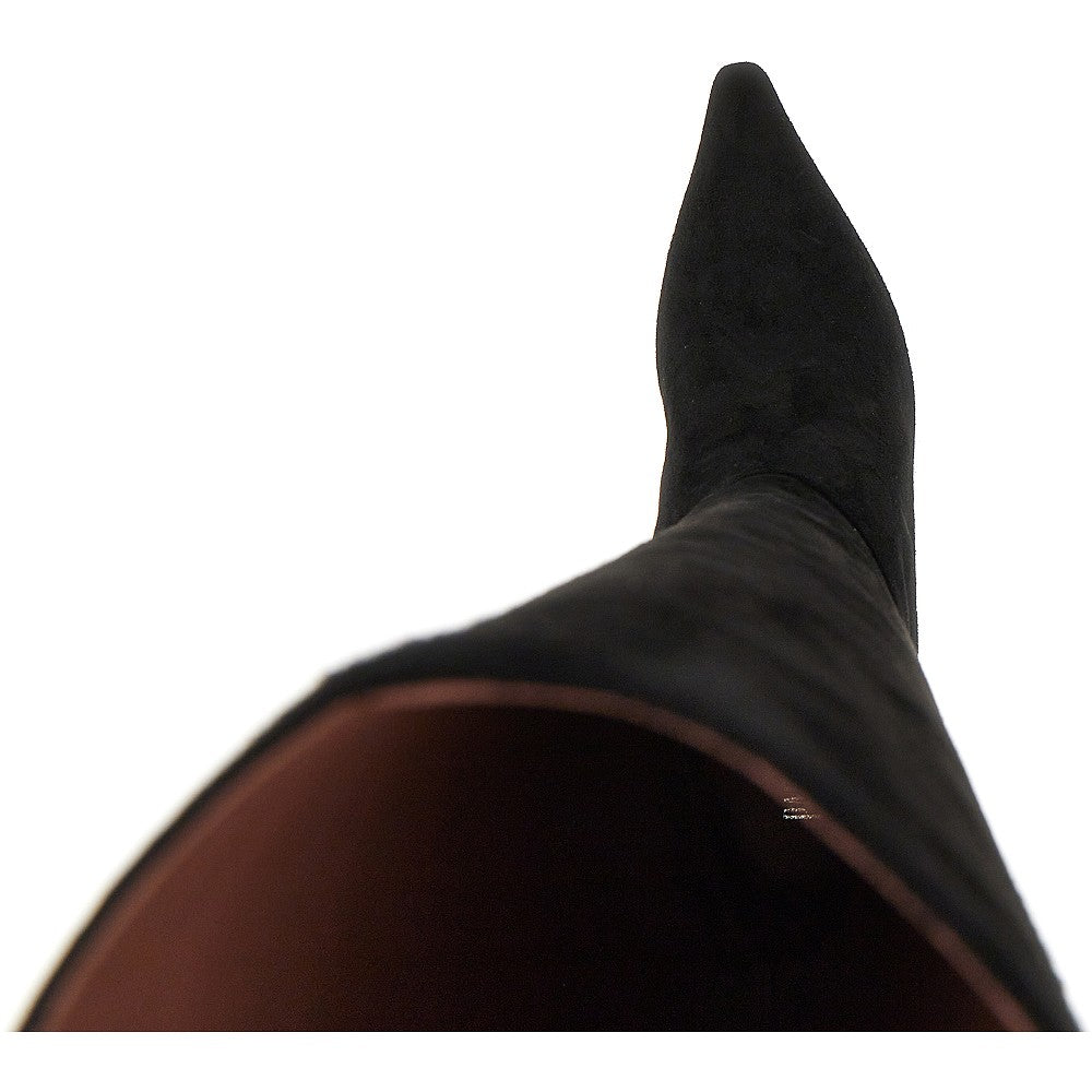 Paris Texas 'Rose' suede leather boots