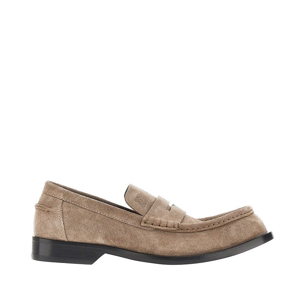 Loewe 'Bobine' suede leather loafers