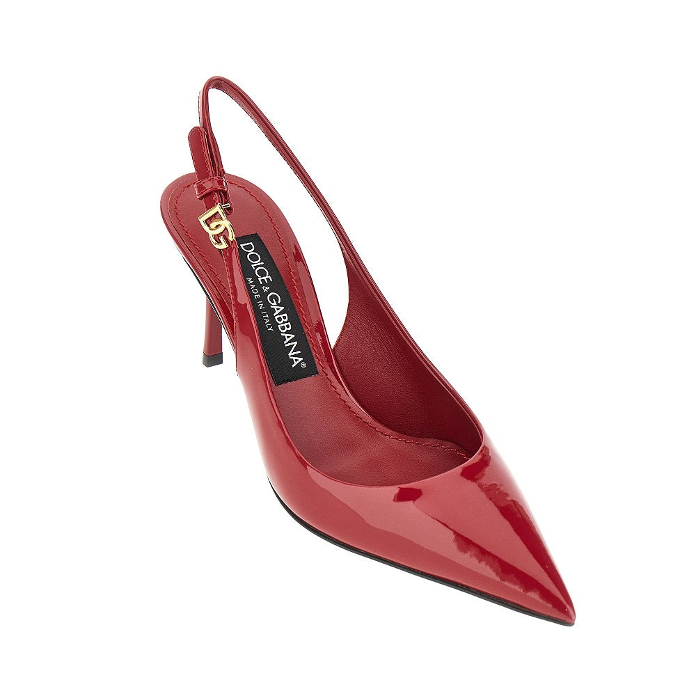 Dolce & Gabbana Patent leather slingback pumps