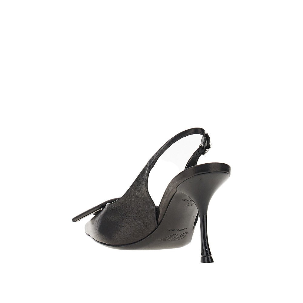 Roger Vivier 'Viv in the City' nappa leather slingback