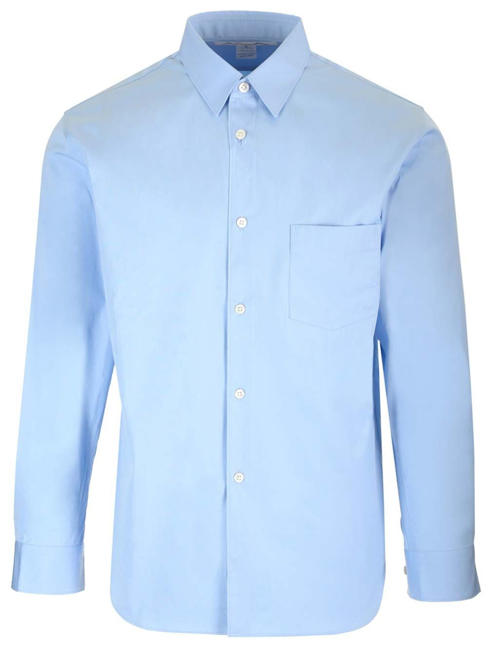 Comme Des Garcons Shirt Poplin Shirt - Sky Blue