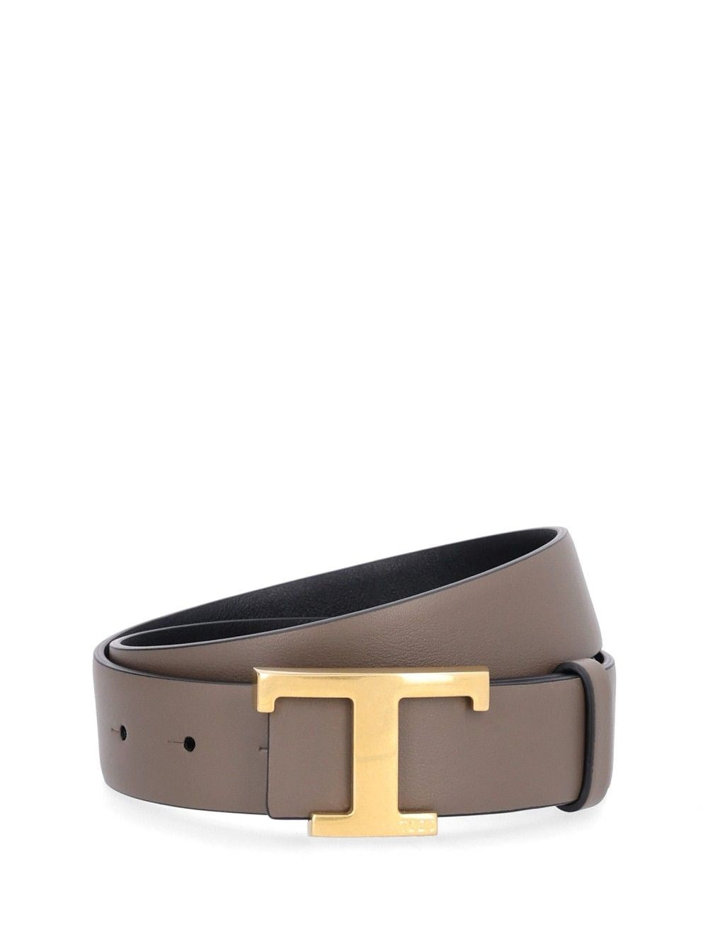 Tod's "T Timeless" Reversible Belt - Grey