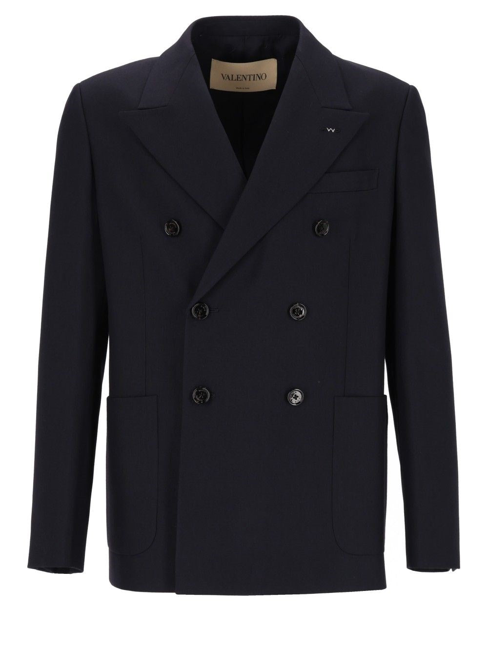 Valentino Garavani Double-Breasted Jacket - Blue