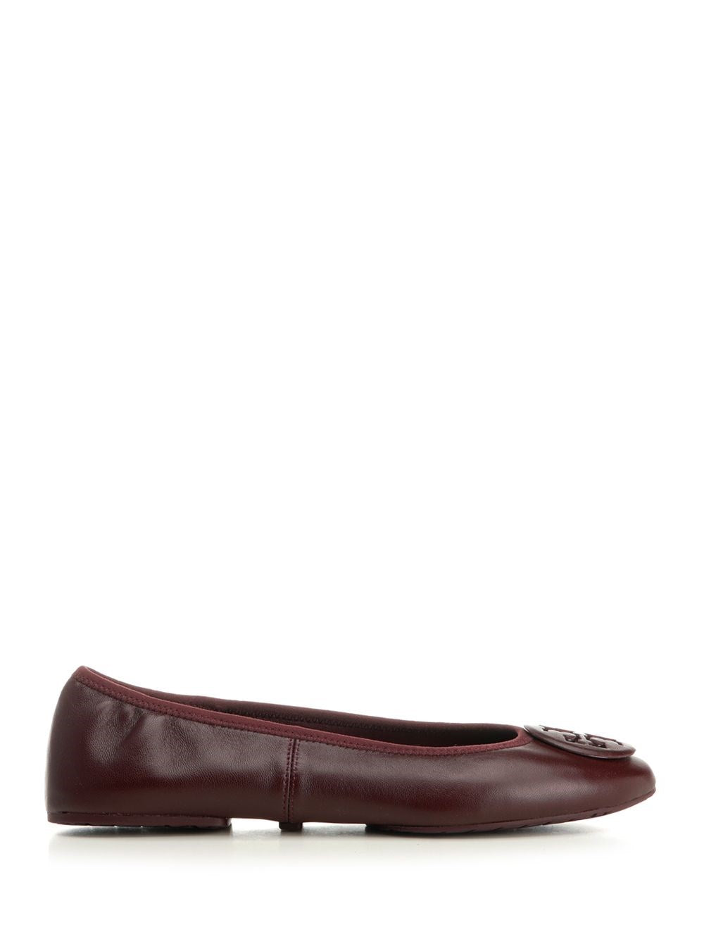 Tory Burch Reva Travel Ballerina - Bordeaux
